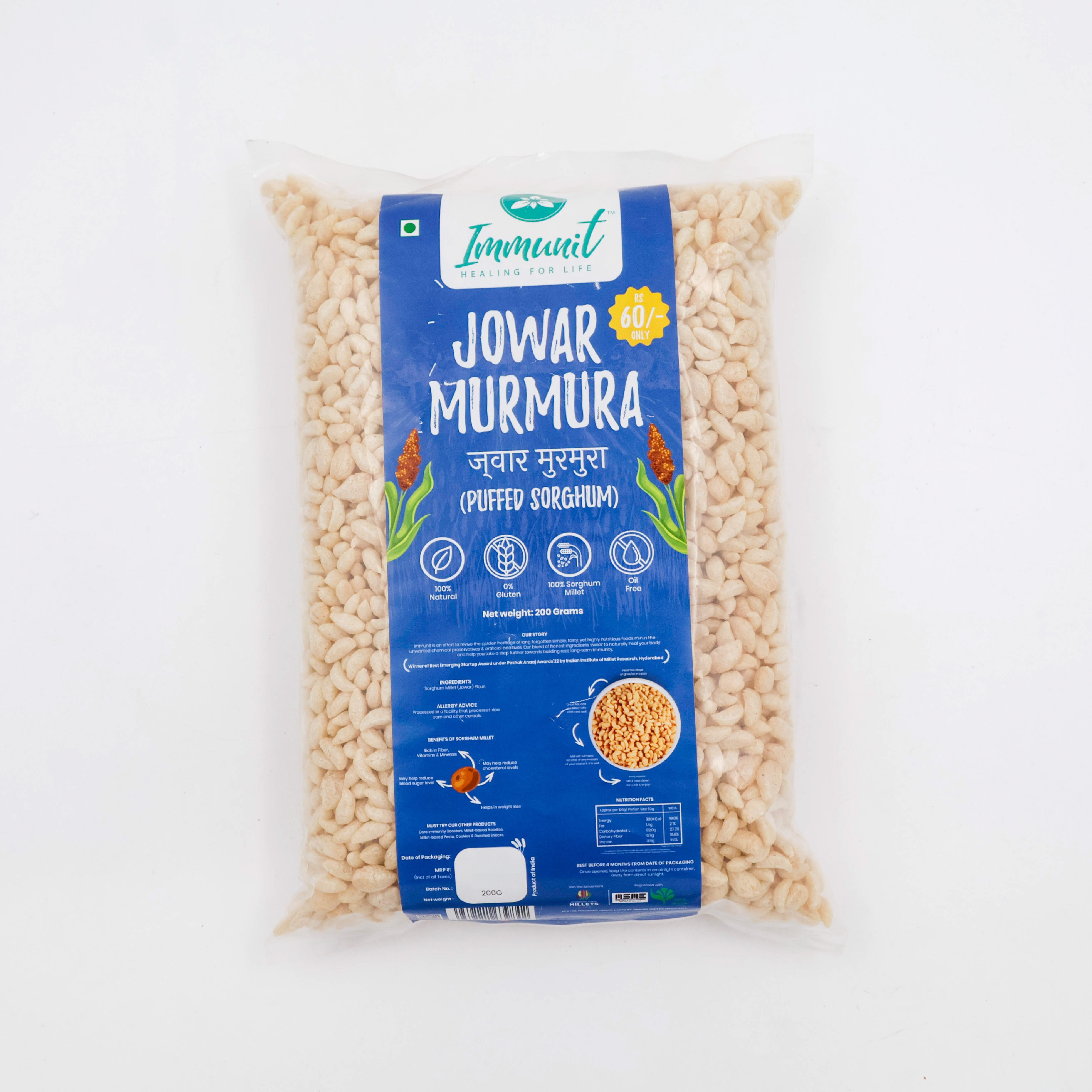 Immunit Jowar Murmura 200 g